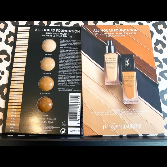 ysl all hours foundation sample